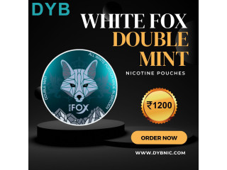 White Fox Double Mint nicotine pouches