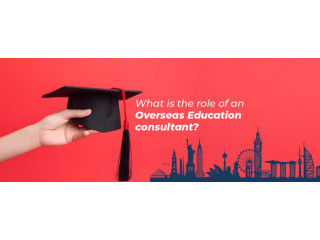 What is the role of an overseas education consultant?