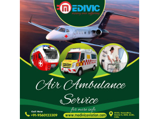 Avail of Advanced Medivic Aviation Train Ambulance Services in Raipur with Top Medical Facilities