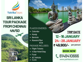 Srilanka Tour Package from Chennai