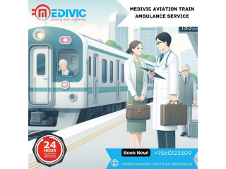 Hire Top Medivic Aviation Train Ambulance from Ranchi with Advanced Ventilator Features