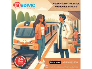 Hire a Top-class Medivic Aviation Train Ambulance from Lucknow with a Ventilator Setup