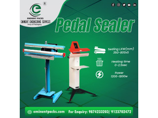 Pedal sealer machine