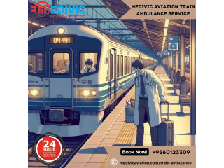 Hire a Top-class Medivic Aviation Train Ambulance from Dibrugarh with an Updated Ventilator Features