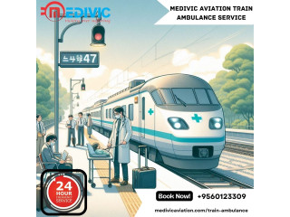 Hire Medivic Aviation Train Ambulance from Raipur with the Best Medical Service