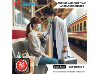 Hire Medivic Aviation Train Ambulance from Allahabad with Life-Care Medical Facilities