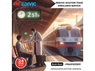 Take Medivic Aviation Train Ambulance Service in Guwahati with Life-saving Medical Facilities