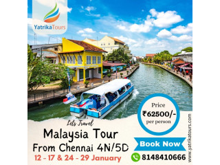 Malaysia Tour from Chennai