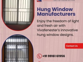 Hung Window Manufacturers in Bangalore | Vivafenester