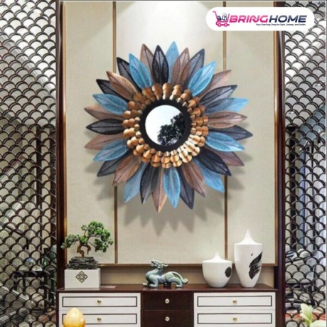 multicolor-sunflower-with-central-wall-decorative-mirror-big-0