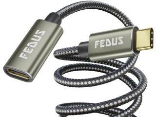 FEDUS USB C Extension Cable10Gbps, USB Type C 3.1 Gen 2 Male to Female Extension Charging 4K Video Sync wire C Type Male to Female Extender Cord