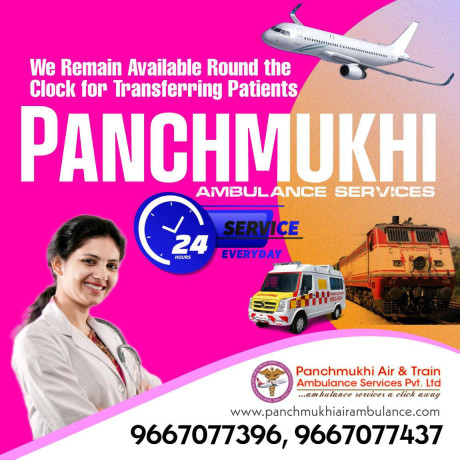 get-ultra-modern-panchmukhi-air-ambulance-services-in-guwahati-with-medical-tools-big-0