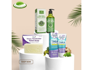 Tinea Versicolor Treatment Soap, Cream, Body wash and Supplement