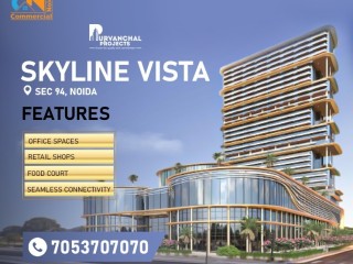 Purvanchal Skyline Vista: Luxury Retail & Office Spaces in Noida