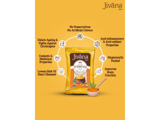 Pure Goodness in Every Pinch: Chemical-Free Haldi Powder Available Now at Jivanastore.