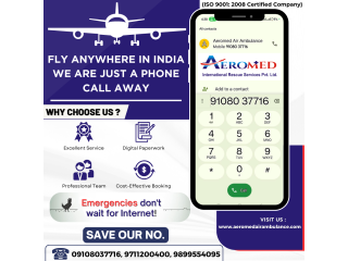 There Are So Many But, Aeromed Air Ambulance Service In Patna Is One Piece