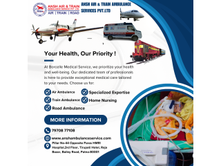 Air Ambulance Service in Patna | Air Charter Medical Flight in Patna