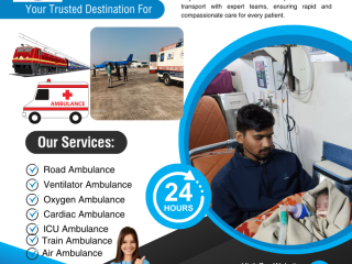 The Fully Equipped Vayu Ambulance Services in Ranchi