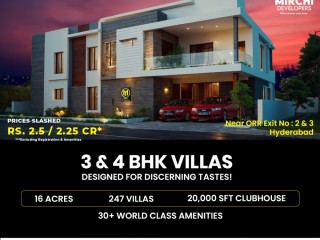 Luxury Villas in Kollur | Hyderabad