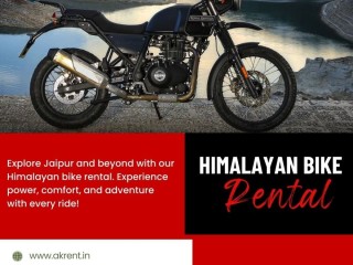 Get Your Royal Enfield Himalayan Bike Rental in Jaipur AK Rents