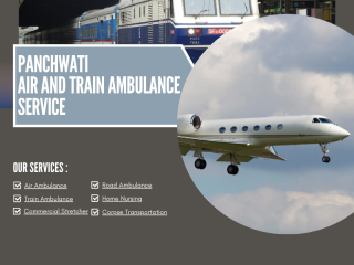 Move Patients with Panchwati Air and Train Ambulance Service in Kolkata