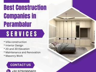 Best Construction Companies in Perambalur | 3D Designing Services in Perambalur