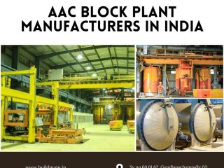 AAC Block Plant Manufacturers in India | 7675989961 | Buildmate