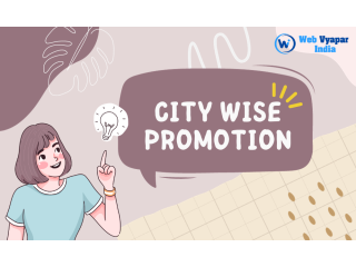 City Wise Promotion - Web Vyapar India