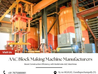 AAC Block Making Machine Manufacturers in Hyderabad | 7675989961 | Buildmate