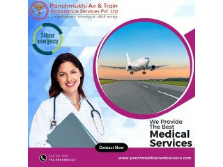 Choose Top-notch Panchmukhi Air Ambulance Services in Guwahati with Healthcare Facility