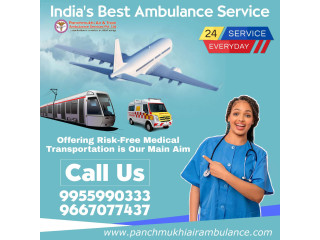 Obtain Panchmukhi Air and Train Ambulance Services in Guwahati with Swiftest Relocation