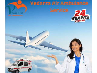 Hire The Best Air Ambulance Service in Varanasi by Vedanta with Medical Staff
