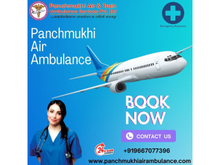 Use Top-Class Panchmukhi Air Ambulance Services in Guwahati with Dedicated Medical Unit