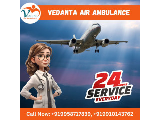 Utilize Vedanta Air Ambulance in Kolkata with Superb Medical Treatment