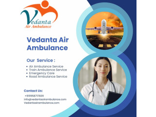 Select Vedanta Air Ambulance Service in Varanasi with Ventilator Features