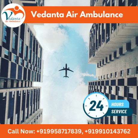 select-vedanta-air-ambulance-service-in-jabalpur-with-advanced-medical-equipment-big-0