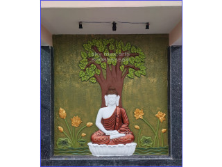 Buddha Wall Mural Art Design From Hyderabad