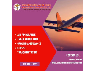 Utilize Panchmukhi Air and Train Ambulance in Patna with Unique Medical Amenities