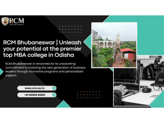 RCM Bhubaneswar | Unleash your potential at the premier top MBA college in Odisha