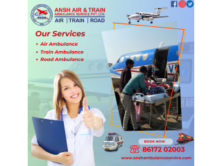 Ansh Air Ambulance Service in Guwahati with All Medical Facilities
