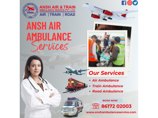 Ansh Air Ambulance Service in Patna - A Commercial Stretcher Is Helpful Onboard