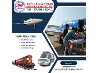 Ansh Train Ambulance in Ranchi with a Highly Experienced Medical Crew