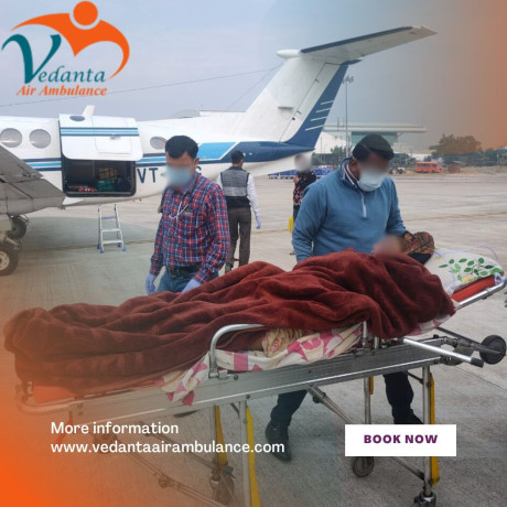 book-vedanta-air-ambulance-in-patna-with-hi-tech-medical-system-big-0