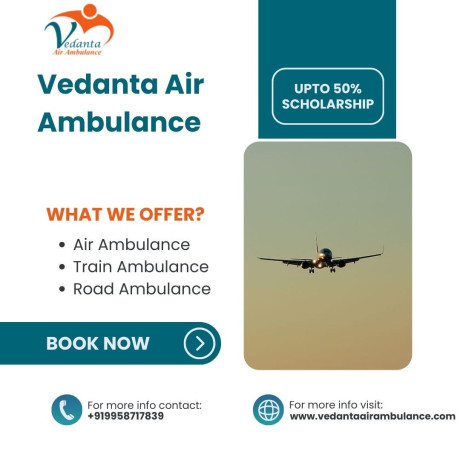 select-vedanta-air-ambulance-in-delhi-with-hi-tech-medical-treatment-big-0