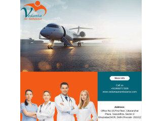 Hire Vedanta Air Ambulance in Guwahati with Full Emergency Medical Aid