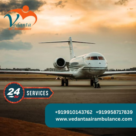 take-vedanta-air-ambulance-in-kolkata-with-perfect-life-support-medical-setup-big-0