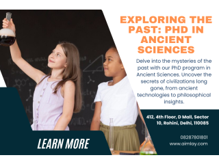 Exploring the Past: PhD in Ancient Sciences