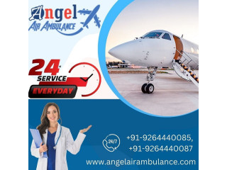 Book Angel Air Ambulance Service in Darbhanga with modern ICU Setup