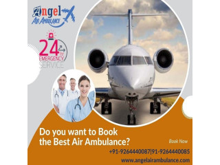 Pick Angel Air Ambulance Service in Gaya with Up-to-date Medical Tool