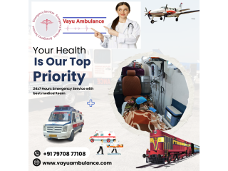 Vayu Road Ambulance Services in Patna Equipped with Advanced Medical Equipment